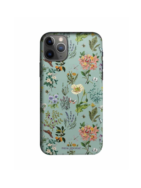 

CelfieDesign Green & White Payal Singhal Titli Aqua iPhone 11 Pro Slim Back Case