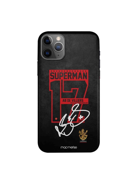 

CelfieDesign Black & Red Autograph ABD Plastic iPhone 11 Pro Slim Back Case