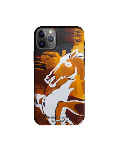 

CelfieDesign Black & Yellow Glory Run iPhone 11 Pro Slim Back Case
