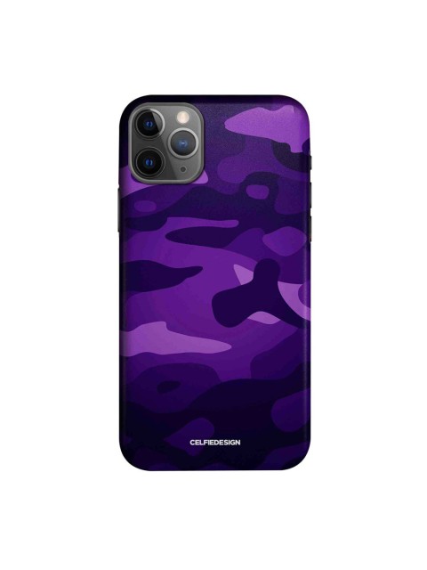 

CelfieDesign Purple Camo Persian Printed iPhone 11 Pro Slim Back Case