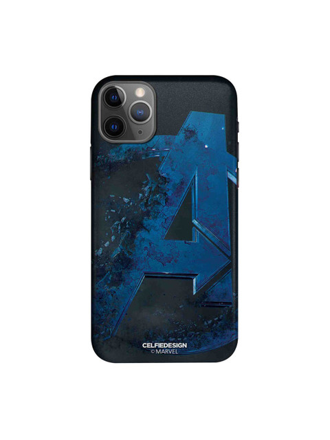 

CelfieDesign Black & Blue Printed Plastic iPhone 11 Pro Slim Back Case
