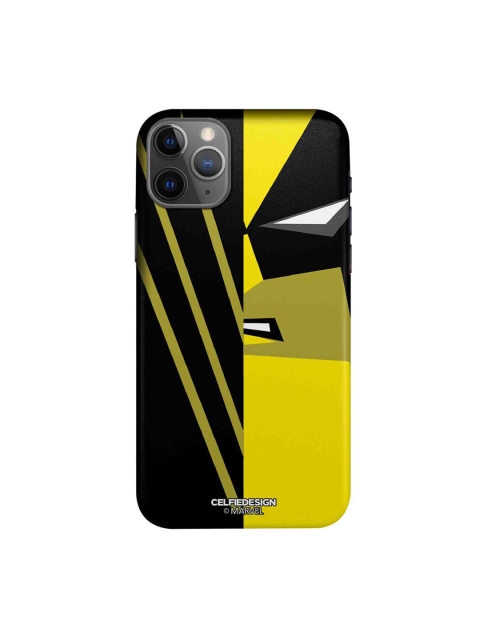 

CelfieDesign Yellow & Black Face Focus Wolverine Printed iPhone 11 Pro Slim Back Case