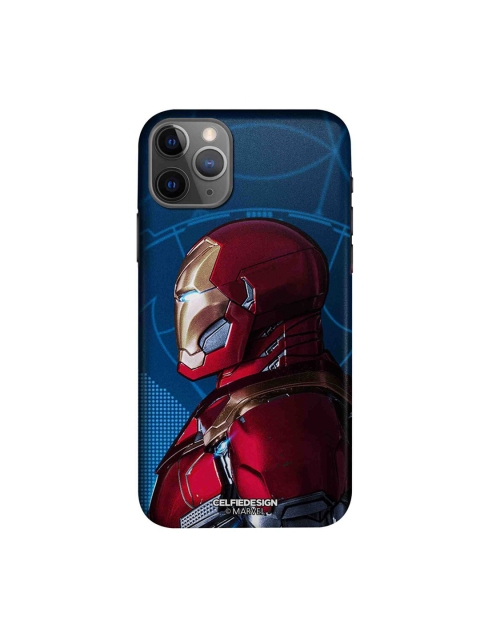 

CelfieDesign Blue & Red Iron Man Side Armor Printed iPhone 11 Pro Slim Back Case