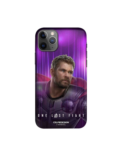 

CelfieDesign Purple & Grey One Last Fight Plastic iPhone 11 Pro Slim Back Case