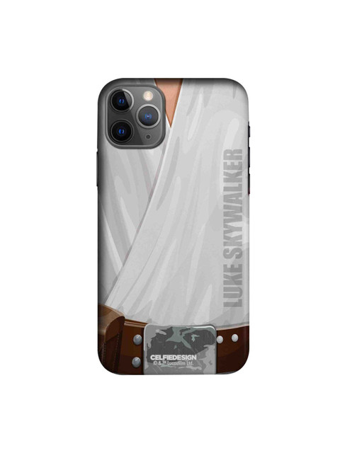 

CelfieDesign White & Brown Printed Plastic iPhone 11 Pro Slim Back Case