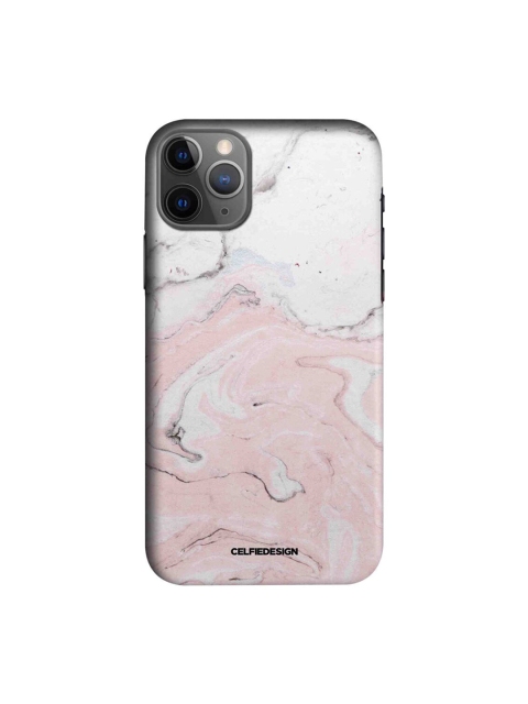 

CelfieDesign White & Cream Marble Rosa Verona iPhone 11 Pro Slim Back Case