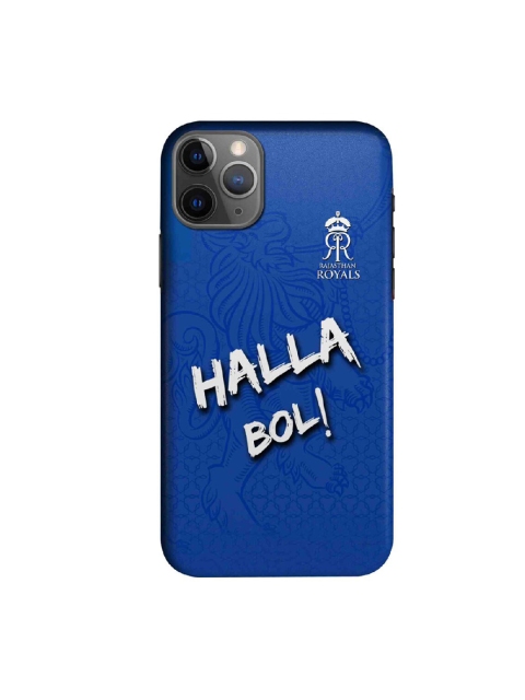 

CelfieDesign Blue & White Rajasthan Royals Halla Bol Printed iPhone 11 Pro Slim Back Case