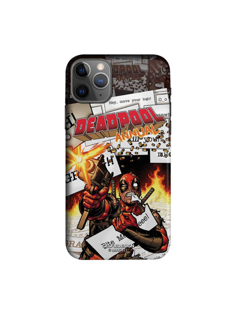 

CelfieDesign Black & White Comic Deadpool Printed iPhone 11 Pro Slim Back Case