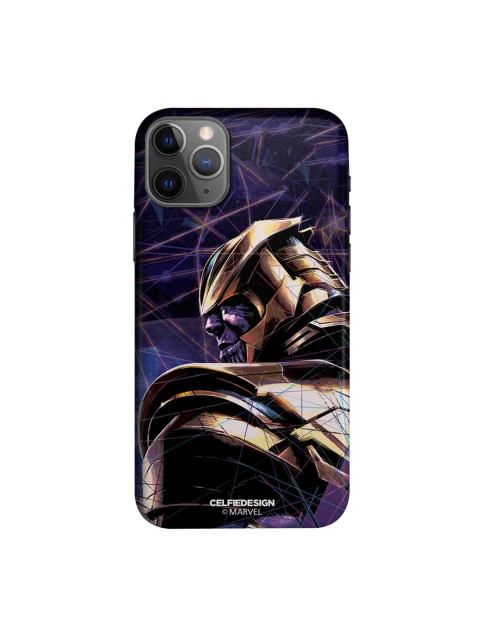 

CelfieDesign Blue & Brown Thanos on Edge iPhone 11 pro Back Case