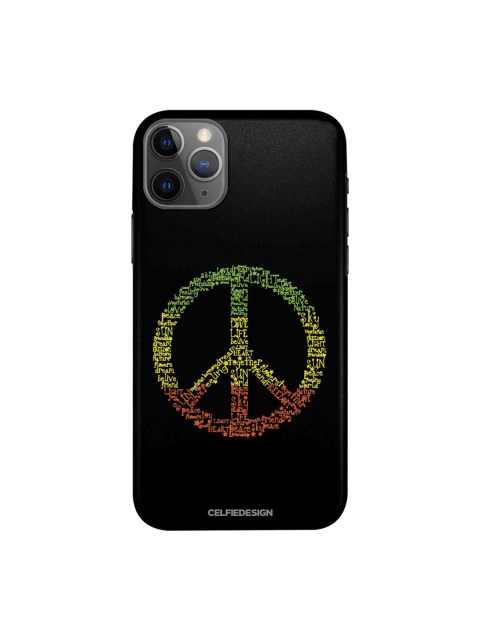 

CelfieDesign Multi-Coloured Symbol of Peace iPhone 11 pro Back Case