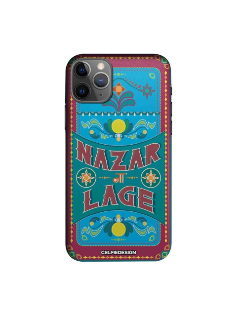 

CelfieDesign Green & Blue Nazar Na Lage Printed iPhone 11 Pro Slim Back Case