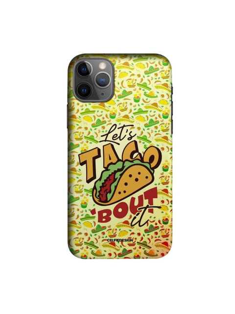 

CelfieDesign Yellow & Green Lets Taco Bout It Plastic iPhone 11 Pro Slim Back Case
