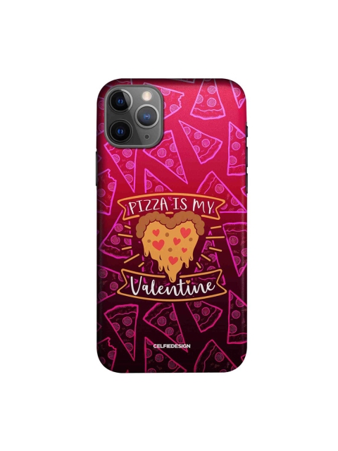 

CelfieDesign Pink & Brown Pizza Is My Valentine iPhone 11 Pro Slim Back Case
