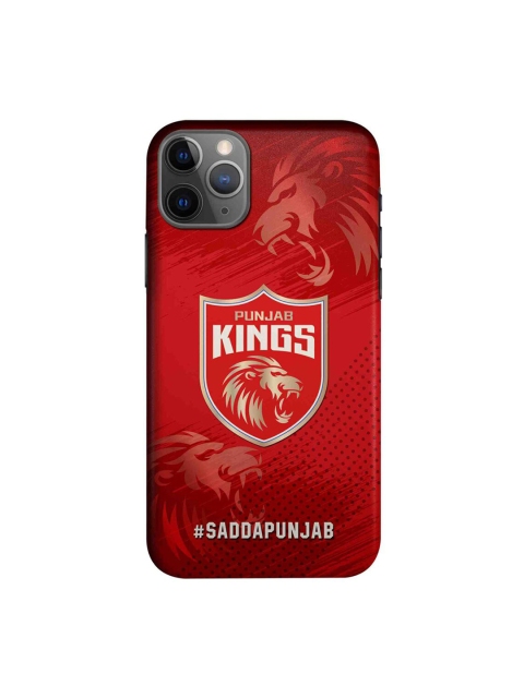 

CelfieDesign Red & White Punjab Kings Crest Printed iPhone 11 Pro Slim Back Case