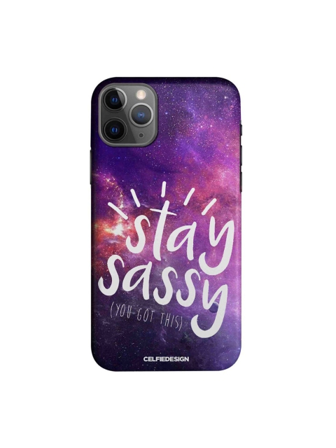 

CelfieDesign Multi-Coloured Stay Sassy iPhone 11 Pro Back Case