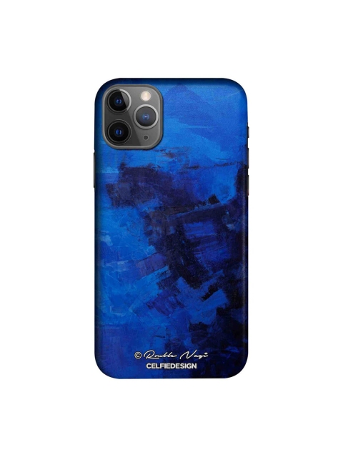 

CelfieDesign Blue & Black Printed Plastic iPhone 11 Pro Slim Back Case