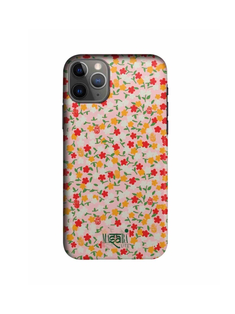 

CelfieDesign Yellow & Red Masaba Dense Floral iPhone 11 Pro Back Case
