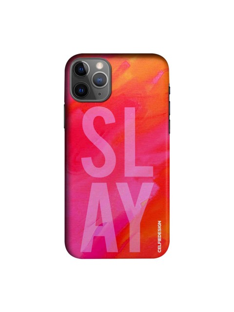 

CelfieDesign Red & Pink Slay iPhone 11 Pro Slim Back Case