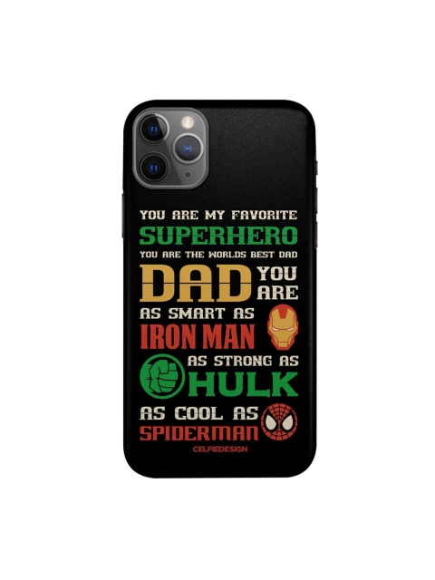 

CelfieDesign Black & Green Superhero Dad iPhone 11 Pro Slim Back Case