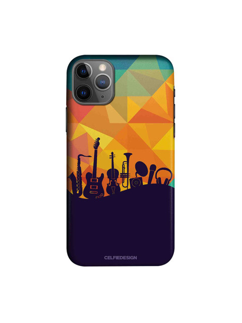 

CelfieDesign Multicoloured The Juke Box Printed iPhone 11 Pro Slim Back Case, Multi
