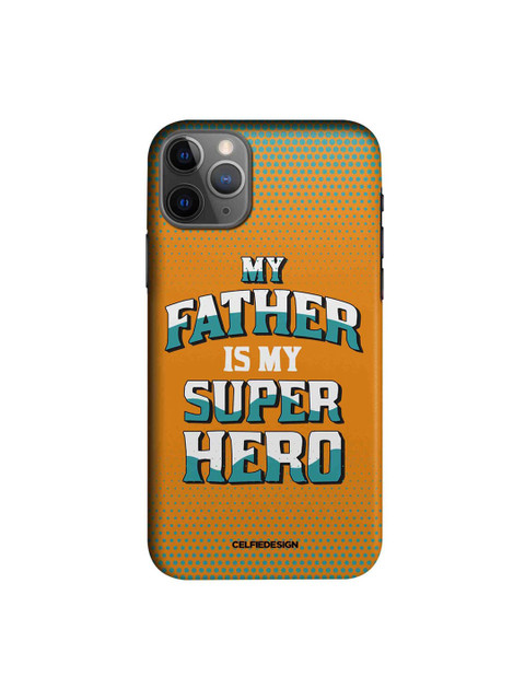 

CelfieDesign Brown & Blue My Father My Superhero Plastic iPhone 11 Pro Slim Back Case