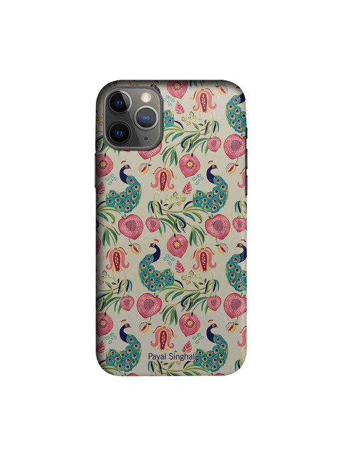

CelfieDesign Grey & Pink Payal Singhal Anaar & Mor iPhone 11 Pro Slim Back Case