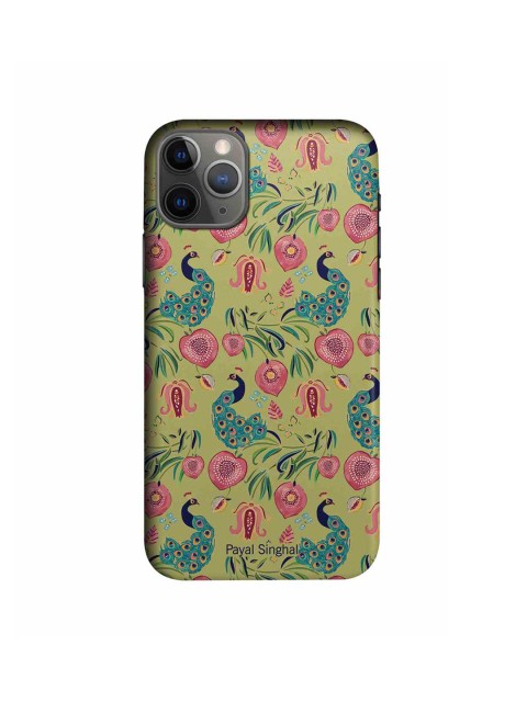 

CelfieDesign Green & Pink Printed Plastic iPhone 11 Pro Slim Back Case