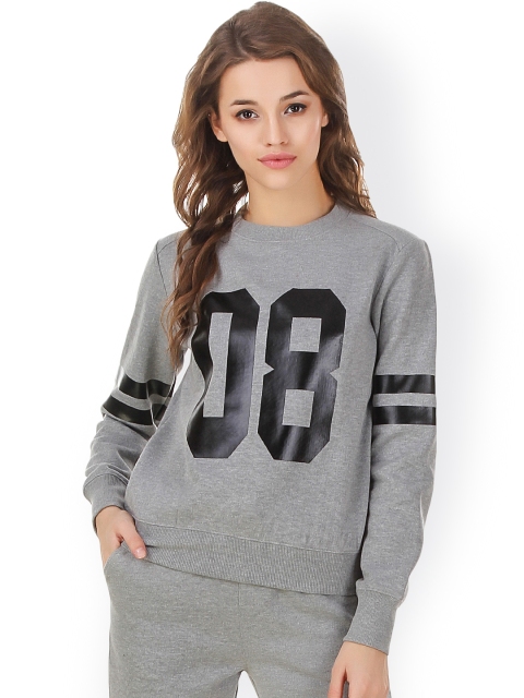 

Texco Grey Printed Sweatshirt