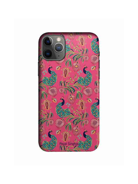 

CelfieDesign Pink & Green Payal Singhal Anaar and Mor iphone 11 Pro Slim Back Case