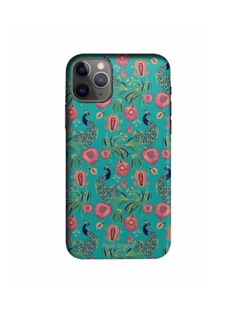 

CelfieDesign Green & Pink Payal Singhal Anaar & Mor iPhone 11 Pro Slim Back Case