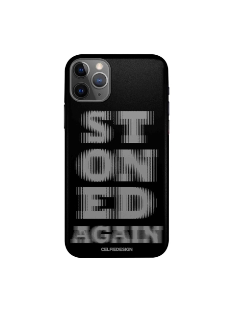 

CelfieDesign Black & Grey Stoned Again iPhone 11 Pro Back Case