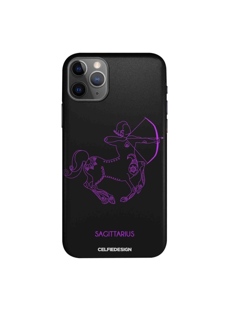 

CelfieDesign Black & Purple Sagittarius iPhone 11 Pro Back Case