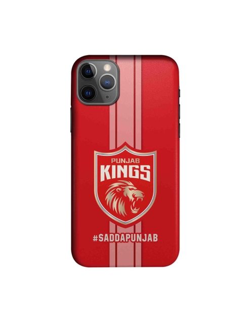

CelfieDesign Red & White Punjab Kings Stripes iPhone 11 Pro Slim Back Case
