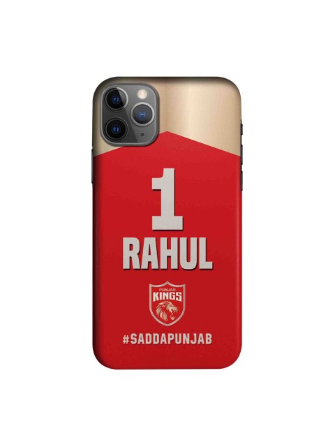 

CelfieDesign Red & Beige Punjab Kings Gear Up iPhone 11 Pro Slim Back Case