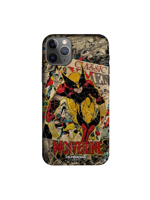 

CelfieDesign Yellow & Black Comic Wolverine iPhone 11 Pro Back Case