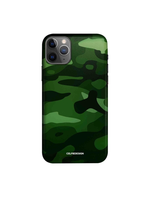 

CelfieDesign Black & Green Camo Hunter iPhone 11 Pro Slim Back Case