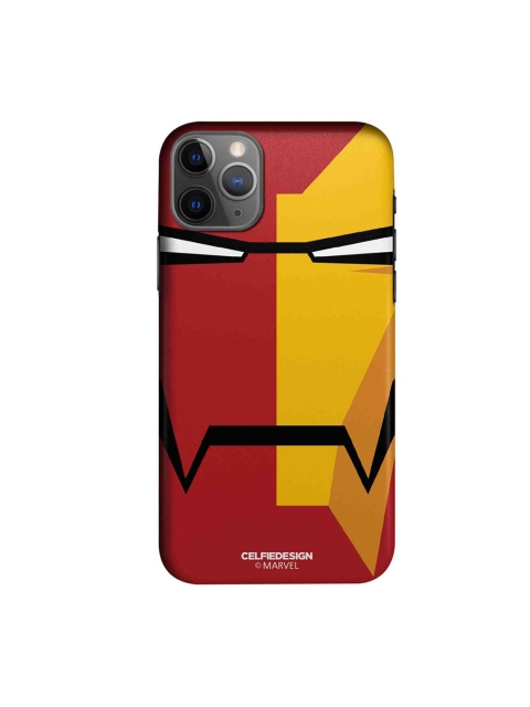 

CelfieDesign Red & Yellow Face Focus Ironman iPhone 11 Pro Slim Back Case