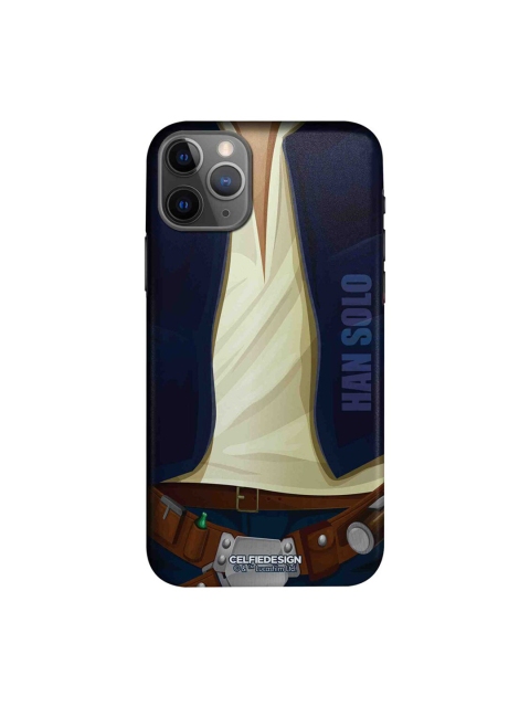 

CelfieDesign Navy Blue & White Attire Han iPhone 11 Pro Slim Back Case