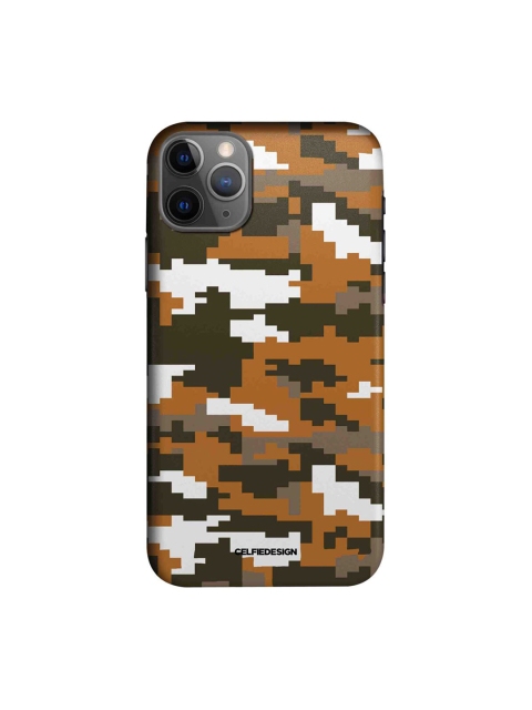 

CelfieDesign Olive Green & Brown Camo Pixel iPhone 11 Pro Slim Back Case