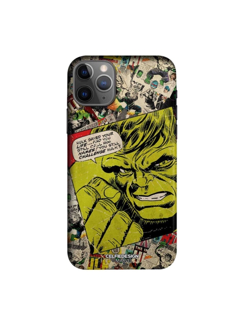 

CelfieDesign Green & Black Comic Hulk iPhone 11 Pro Back Case