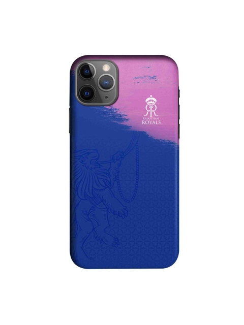 

CelfieDesign Blue & Pink Rajasthan Royals Crest iPhone 11 Pro Back Case