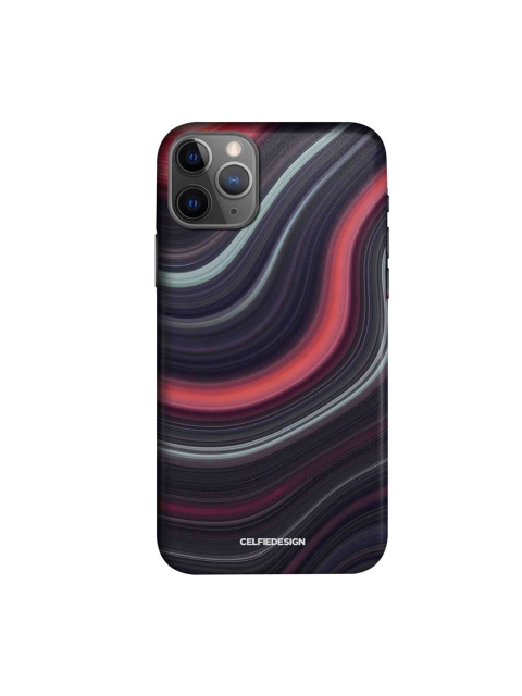 

CelfieDesign Black & Red Liquid Funk iPhone 11 Pro Slim Back Case