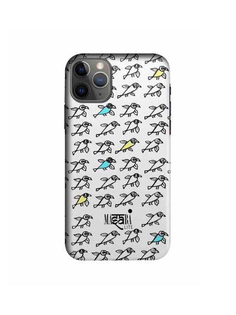 

CelfieDesign Multi-Coloured Masaba Bird Print iPhone 11 Pro Back Case