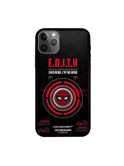 

CelfieDesign Black & Red Hello Edith iPhone 11 Pro Slim Back Case