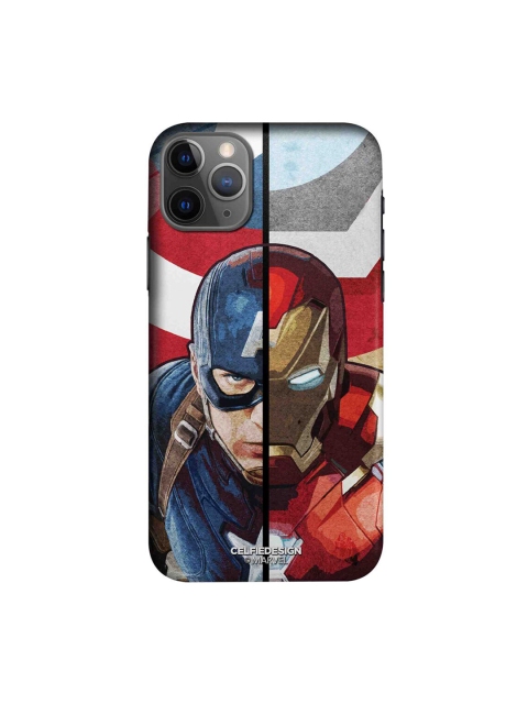 

CelfieDesign Blue & Red Man vs Machine iPhone 11 Pro Back Case
