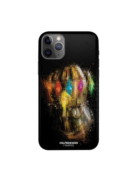 

CelfieDesign Black & Brown Gauntlet Brushstrokes iPhone 11 Pro Slim Back Case