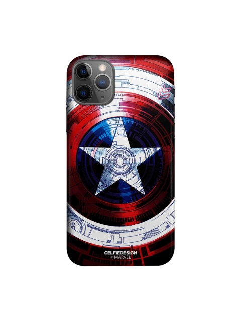 

CelfieDesign Red & Blue Captains Shield Decoded iPhone 11 Pro Slim Back Case