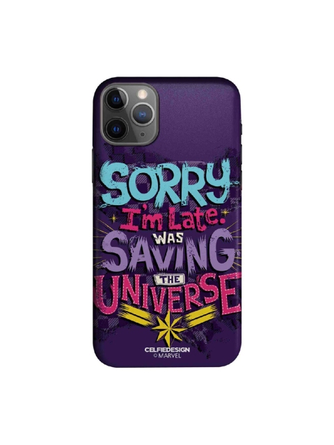 

CelfieDesign Purple & Blue Saving The Universe iPhone 11 Pro Slim Back Case