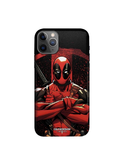 

CelfieDesign Black & Red Deadpool Stance iPhone 11 Pro Slim Back Case