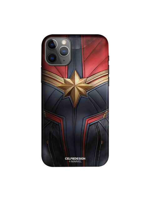 

CelfieDesign Black & Red Suit up Captain Marvel iPhone 11 Pro Slim Back Case